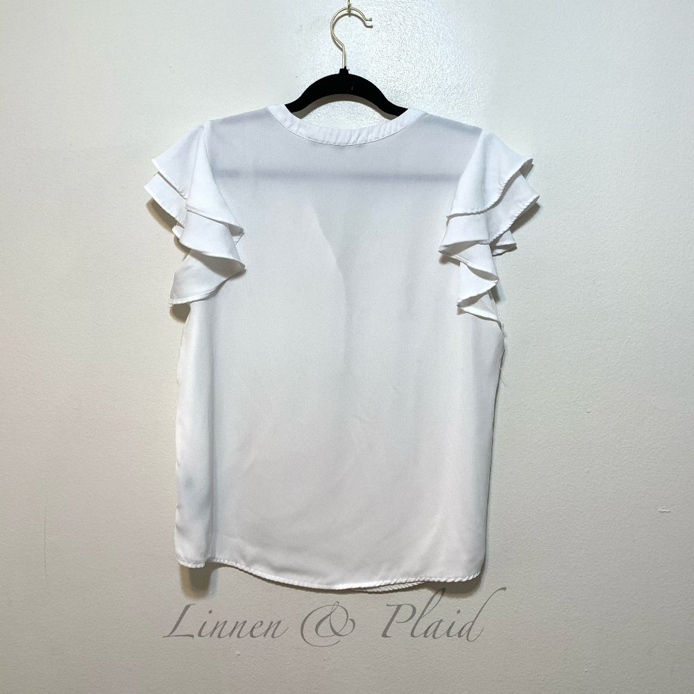 Zac & Rachel Ruffle Sleeve Top - Picture 2 of 3